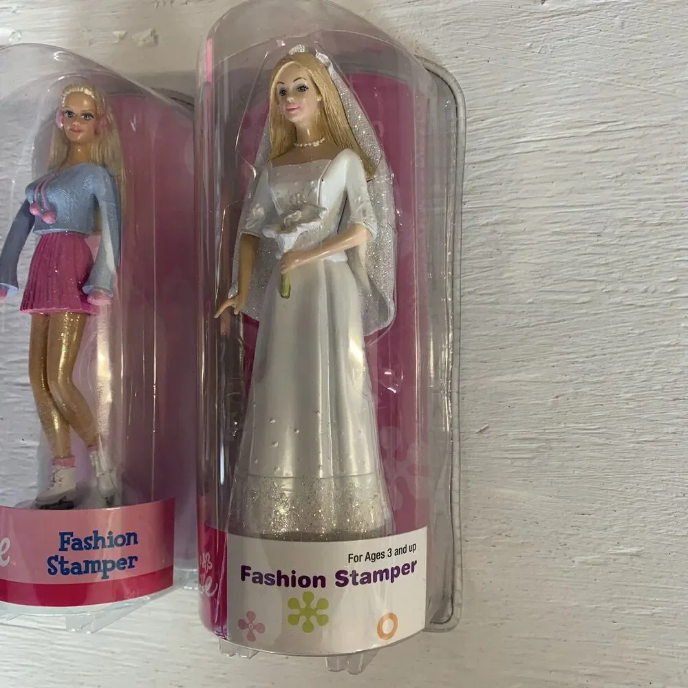 VTG Lot Of 2 Barbie Fashion Stamper Doll Wedding Bride And Ice Slate Tara Mattel